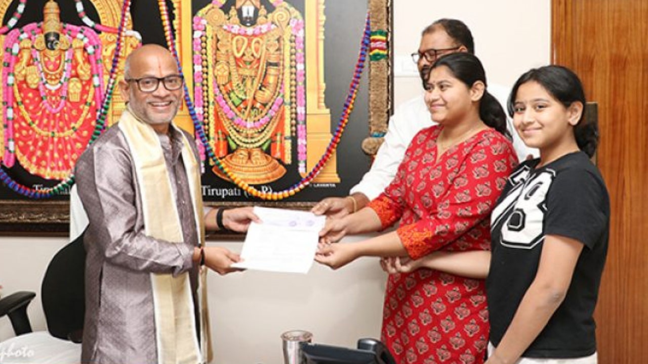 TTD Donations | టీటీడీకి రూ.21 లక్షలు విరాళం