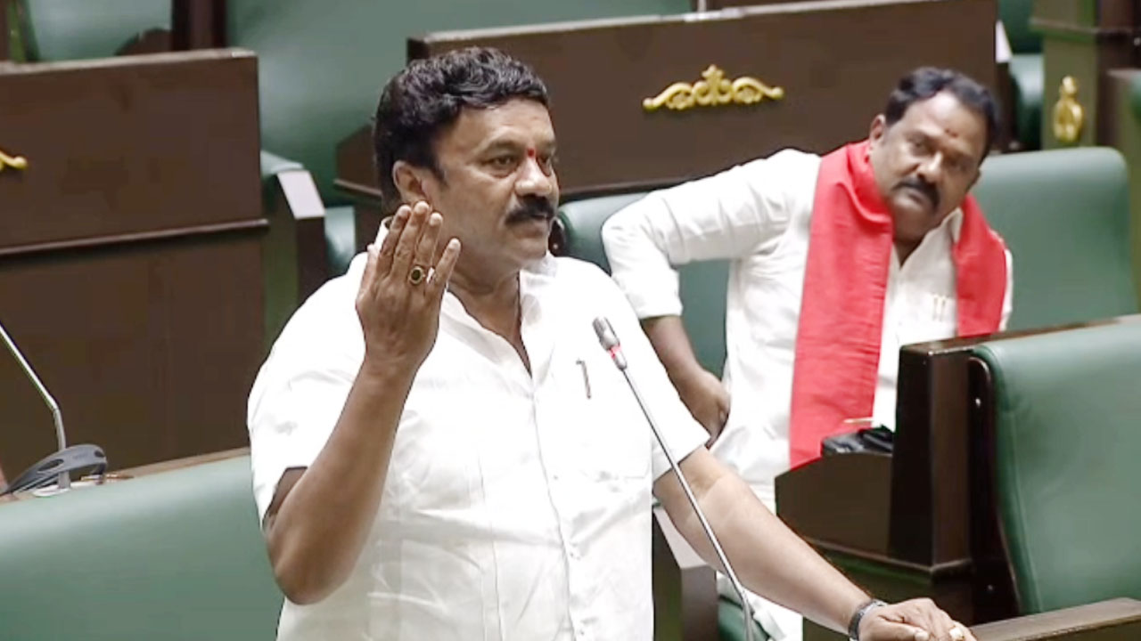 Talasani Srinivas Yadav | నగరంలో ఒక్క ఇంటినైనా నిర్మించారా ? అసెంబ్లీలో కాంగ్రెస్‌ను నిలదీసిన తలసాని