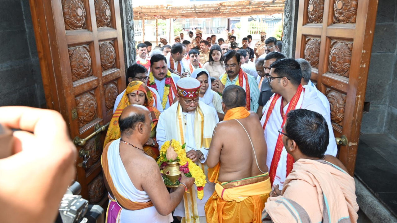 Telangana Governor Visit