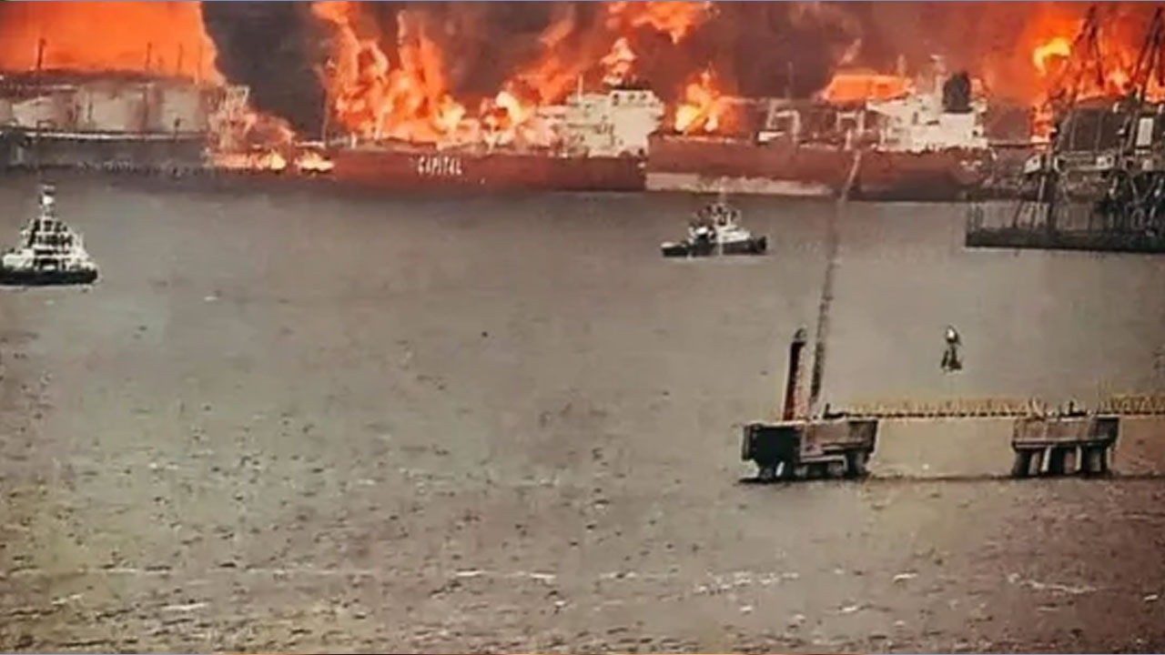 Russia’s Ust-Luga port | రష్యా ఓడరేవుపై డ్రోన్‌లతో విరుచుకుపడ్డ ఉక్రెయిన్‌..!