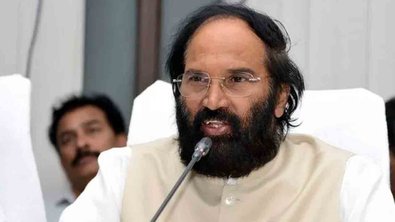 ఎస్‌ఎల్‌బీసీ పనులు పునఃప్రారంభం.. మంత్రి ఉత్తమ్‌కుమార్‌రెడ్డి