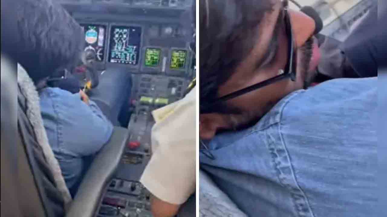 Jay Pawar | కో పైలట్‌ సీట్లో విమాన సంస్థ యజమాని కొడుకు నిద్ర..!