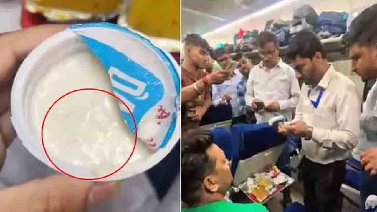 వందేభారత్‌ పెరుగులో పురుగులు!