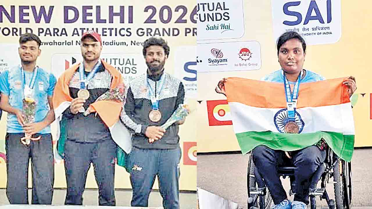 వరంగల్‌ పారా అథ్లెట్ల హవా.. నాలుగు కాంస్యాలు సొంతం