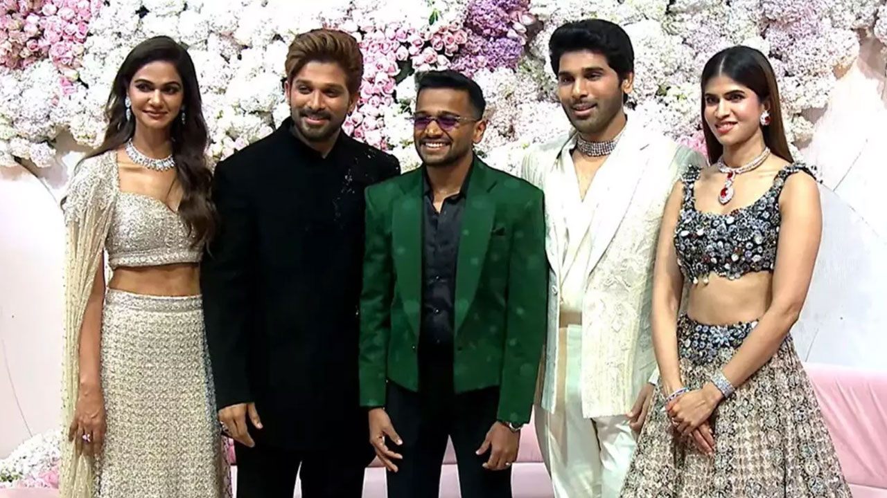 Allu Sirish |  శిరీష్ ప్రీ-వెడ్డింగ్ గ్రాండ్ సెలబ్రేషన్ .. బాసిల్ జోసెఫ్ ఎంట్రీతో కొత్త ప్రాజెక్ట్‌పై హింట్?