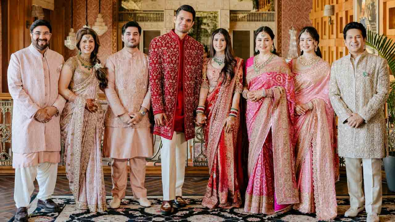 Arjun Tendulkar | వైభవంగా అర్జున్ టెండూల్కర్ వివాహం.. తరలివచ్చిన క్రీడా, సినీ ప్రముఖులు..!