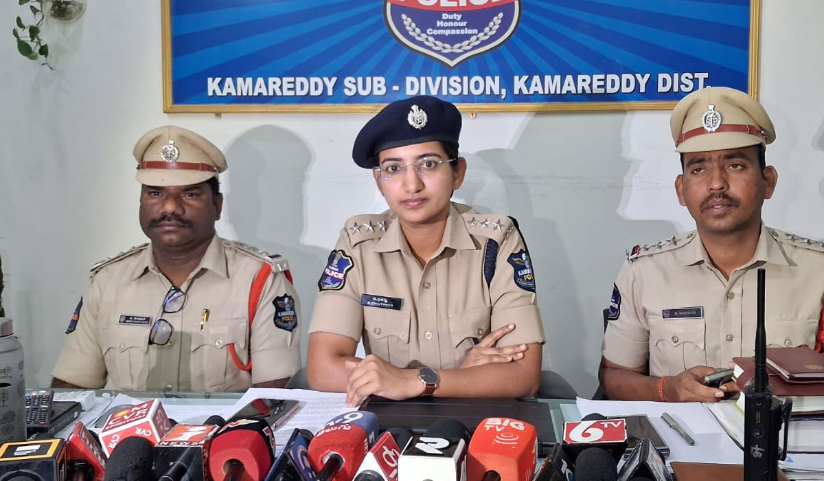 Kamareddy | అదృశ్యమైన ముగ్గురు పిల్లలను కన్న తండ్రే హత్య చేశాడు.. నిందితుడిని అరెస్టు చేసిన పోలీసులు