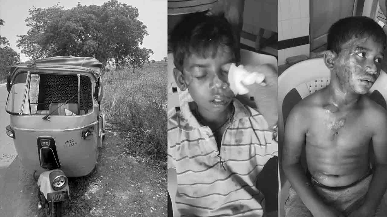 Auto Driver | పసిపిల్లల ప్రాణాలతో ఆటో డ్రైవర్ చెలగాటం.. సరదా కోసం పిల్లాడితో డ్రైవింగ్‌