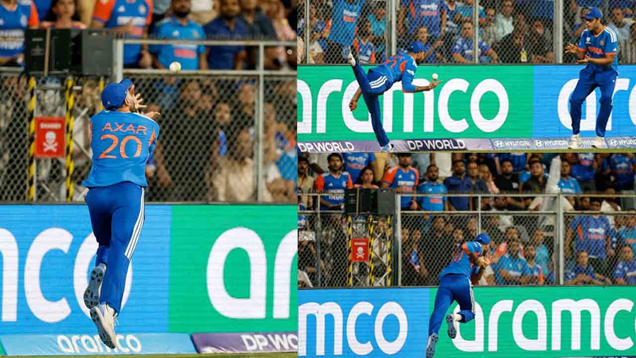 Axar Patel | అక్షర్ అద్భుతః.. బౌండరీ వద్ద కళ్లు చెదిరే క్యాచ్.. వీడియో..!