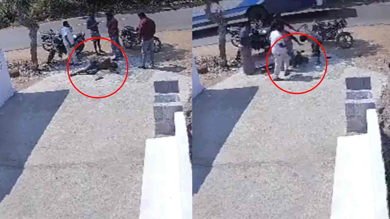 Viral Video | కారుకు దారి ఇవ్వలేదని దళితుడిని చితకబాదిన కాంగ్రెస్ సర్పంచ్ భర్త.. జగిత్యాల జిల్లాలో దౌర్జన్యం