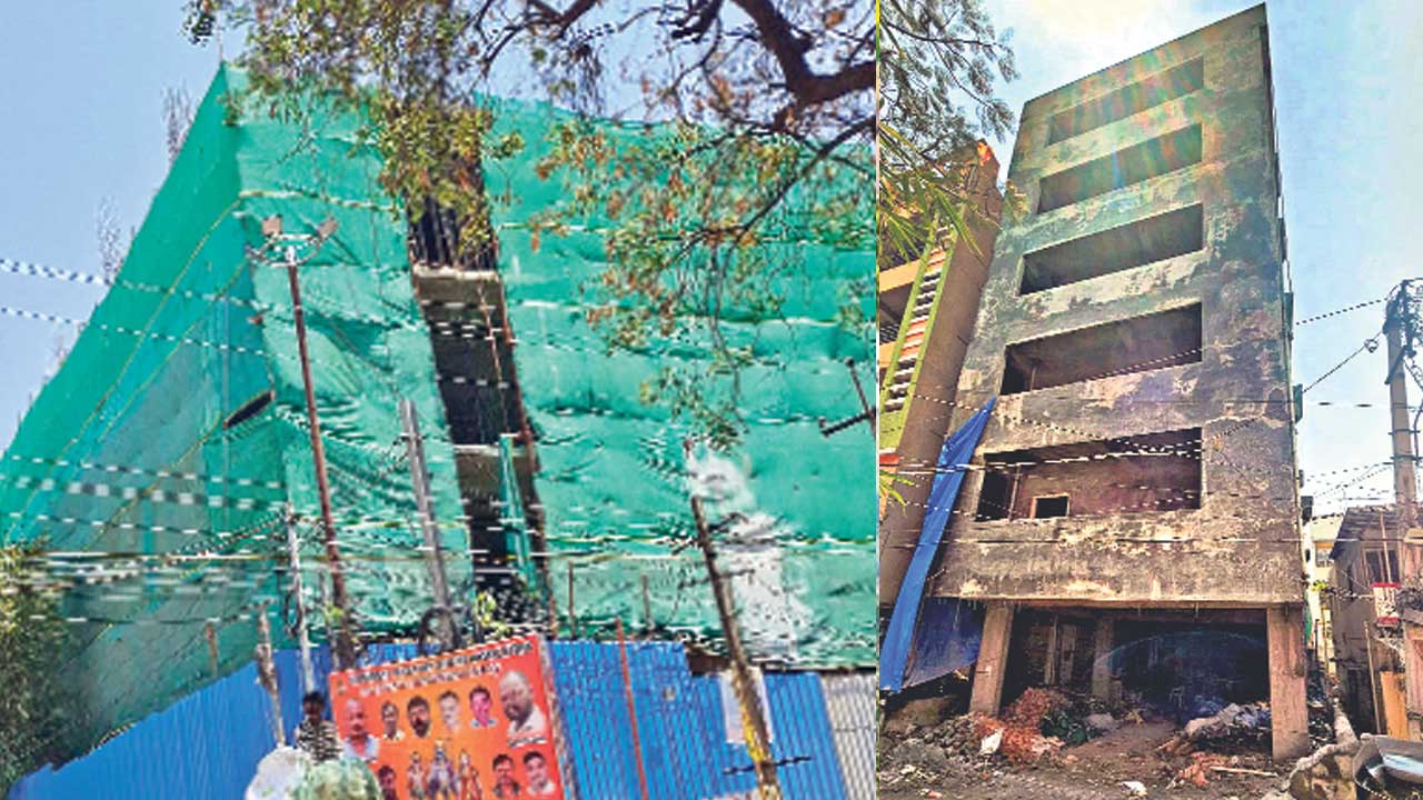 అనుమతులు రెండంతస్తులు.. కట్టేది ఐదుకు పైనే