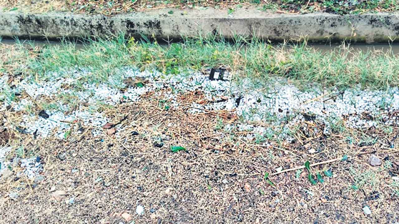 వడగండ్ల వాన.. రైతుహైరానా