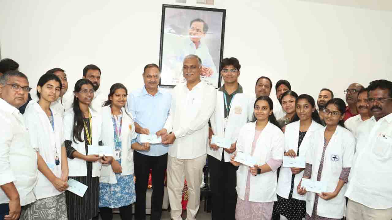 Harish Rao | బీఎల్‌ఆర్‌ చారిటబుల్‌ ట్రస్టు సేవలు అభినందనీయం : హరీశ్‌రావు