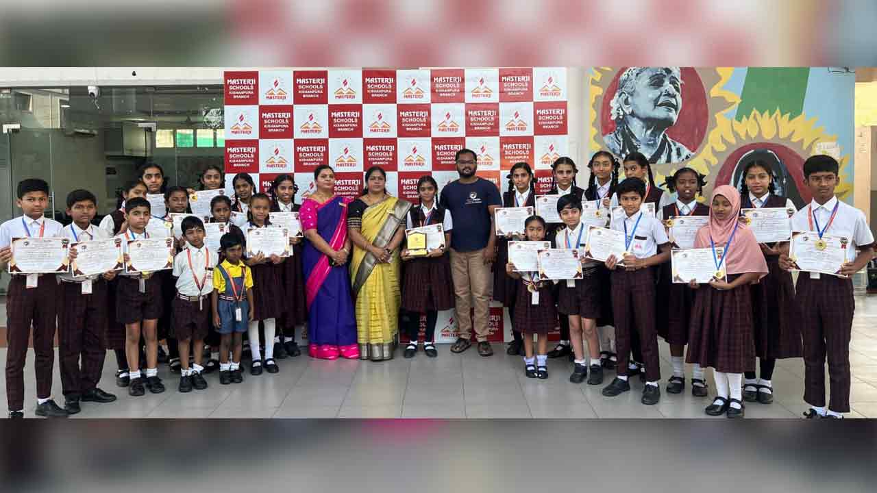 Hanumakonda | అభయహస్త ఫౌండేషన్‌కు నిధులు అందించిన మాస్టర్జీ విద్యార్థులు