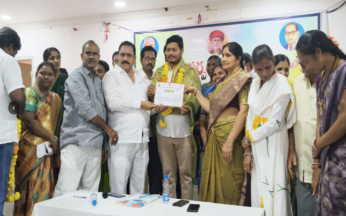 సర్పంచుల‌ సంఘం భ‌ద్రాద్రి కొత్త‌గూడెం జిల్లా అధ్యక్షుడిగా కిశోర్ శివరాంనాయక్