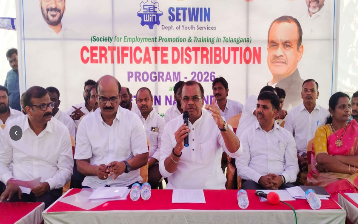 ‘శిక్ష‌ణను స‌ద్వినియోగం చేసుకుని యువ‌త‌ ఉపాధి అవ‌కాశాలు పొందాలి’