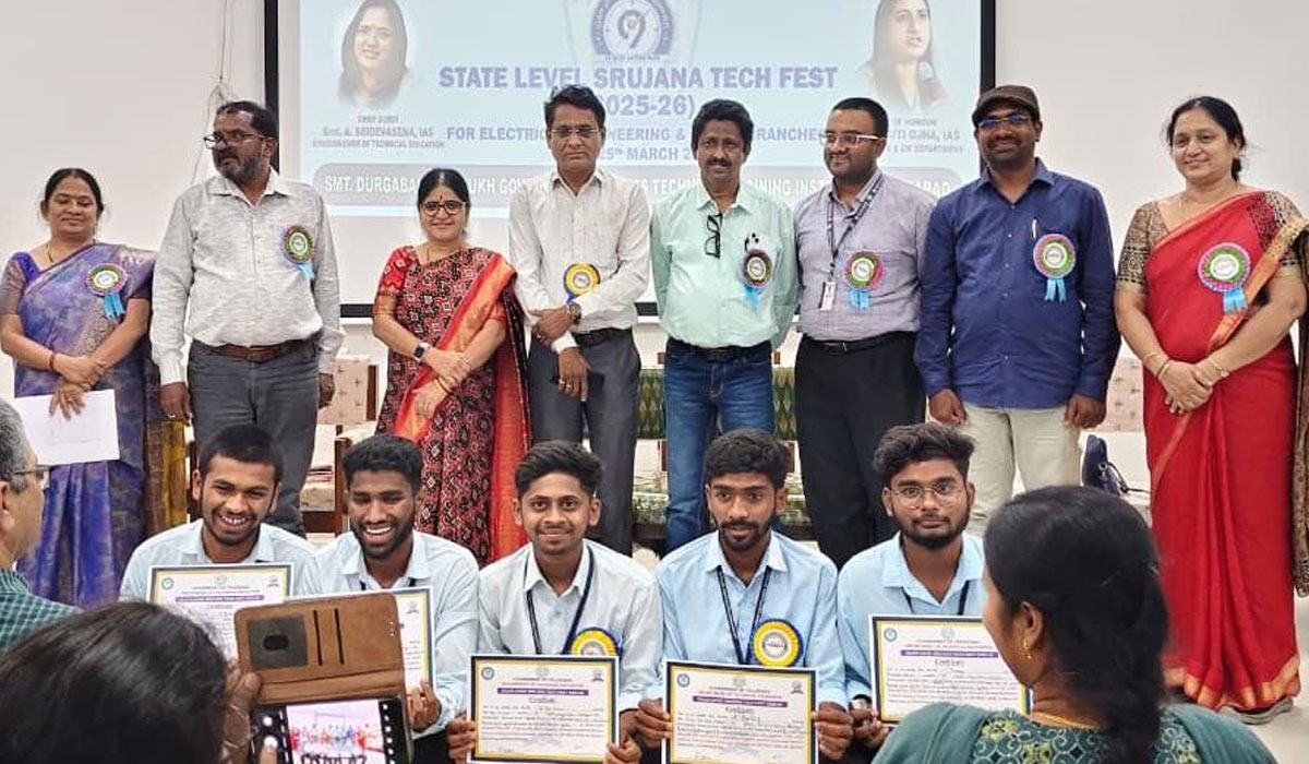 KOtagiri | ‘సృజన టెక్ పెస్ట్-2026’ లో కోటగిరి పాలిటెక్నిక్ విద్యార్థుల ప్రతిభ