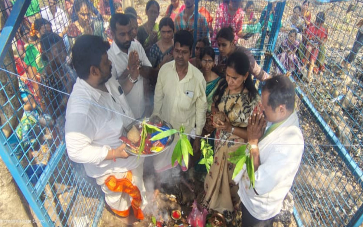 కోటమైసమ్మ దేవాలయంలో ఏకాదశ రుద్రాభిషేక పూజలు