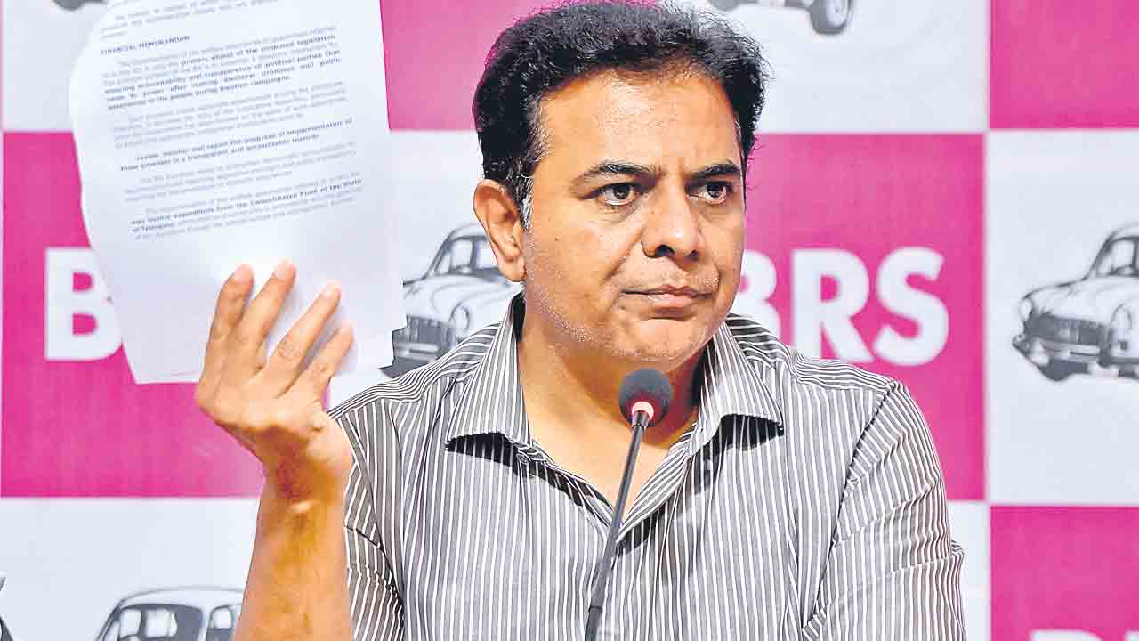 ఆరు గ్యారెంటీలపై ప్రైవేట్‌ బిల్లు.. అన్నివర్గాల తరఫున బిల్లు పెట్టాలని బీఆర్‌ఎస్‌ నిర్ణయం