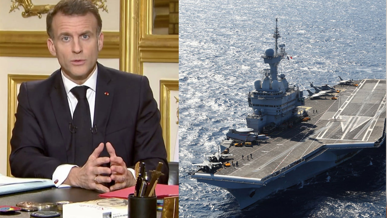 Emmanuel Macron: మ‌ధ్య‌ద‌రా స‌ముద్రం దిశ‌గా ఫ్రాన్స్ అణ్వాయుధ యుద్ద నౌక‌