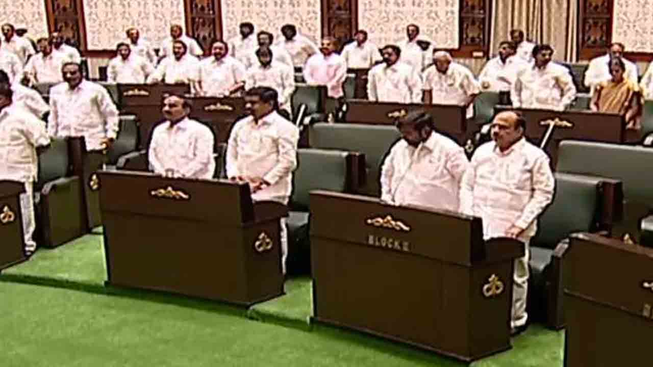 మాజీ ఎమ్మెల్యేల మృతికి సంతాపం