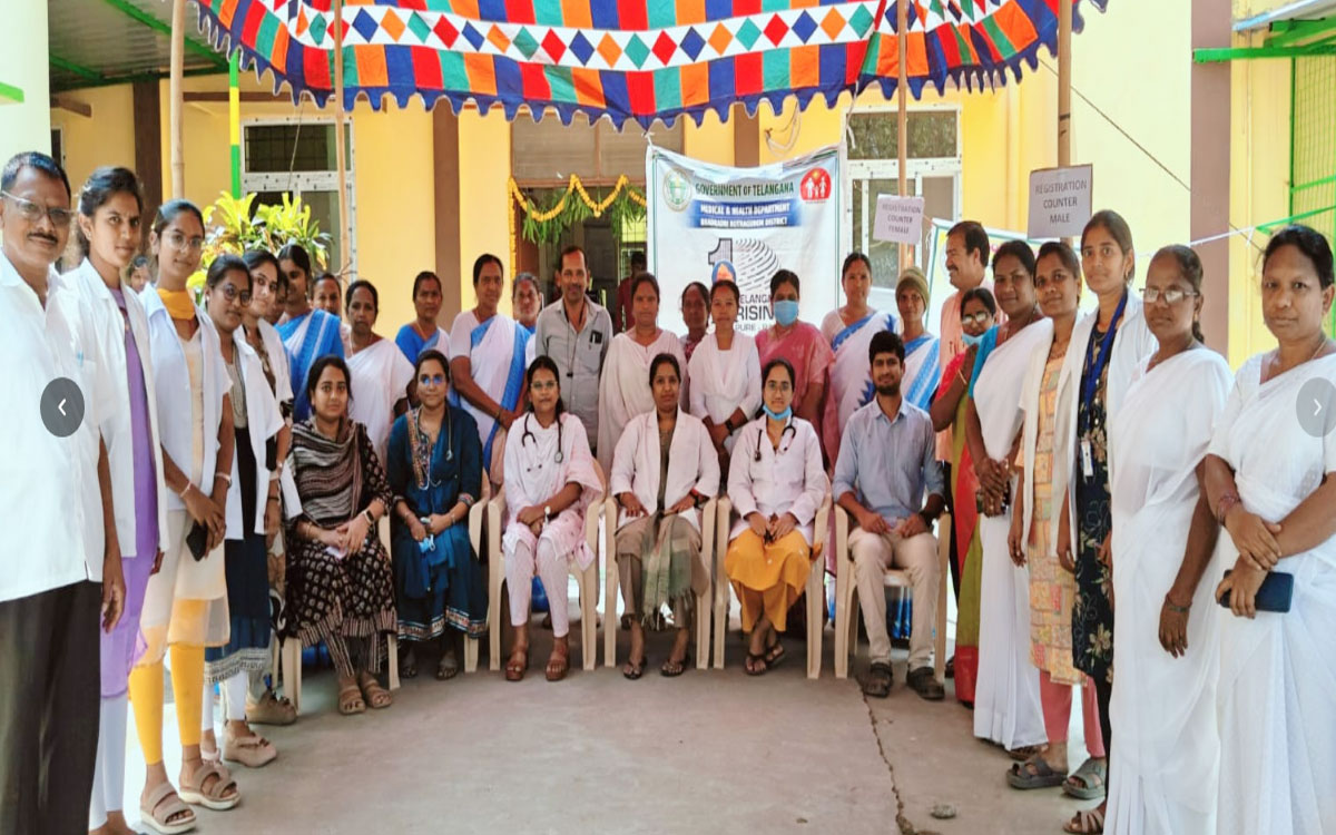 ఎంపీ బంజర్ పీహెచ్‌సీలో మెగా హెల్త్ క్యాంప్