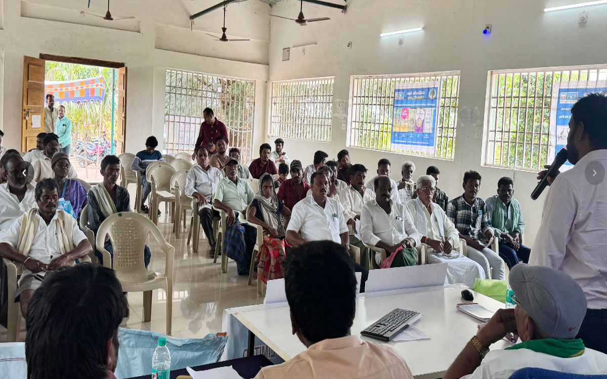 పంట మార్పిడి, ప్ర‌కృతి వ్య‌వ‌సాయంపై రైతుల‌కు అవ‌గాహ‌న‌