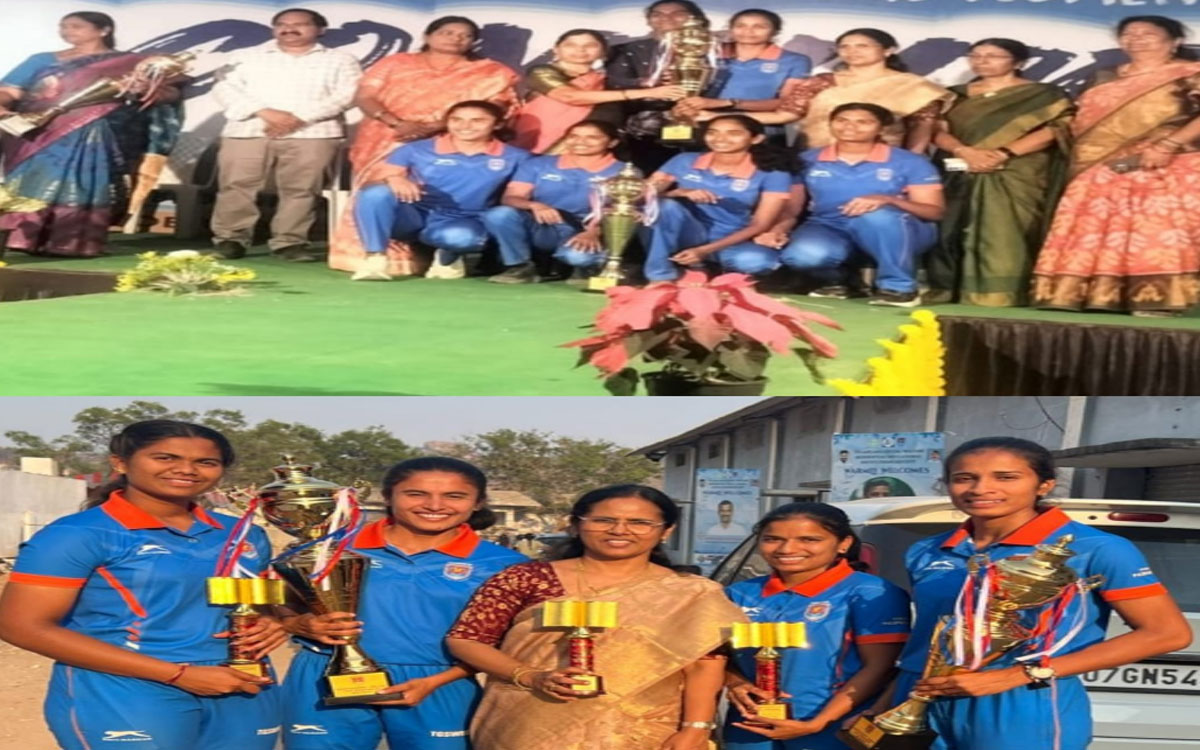 అథ్లెటిక్స్ ఓవరాల్ చాంపియన్ నల్లగొండ గురుకుల మహిళా డిగ్రీ కళాశాల