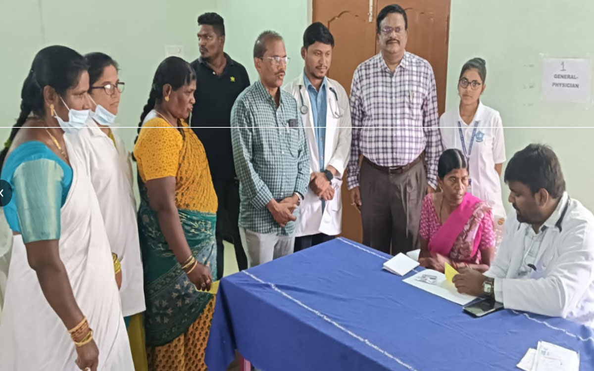 పెన్‌ప‌హాడ్‌లో ఆరోగ్య శిబిరం