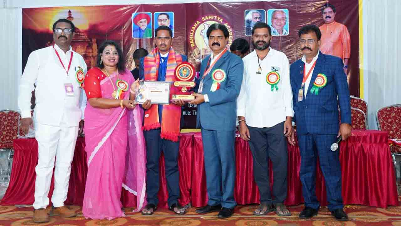 Ambedkar Award | కట్కూరి రాజుకు డాక్టర్ బీఆర్ అంబేద్కర్ జాతీయ అవార్డు..!