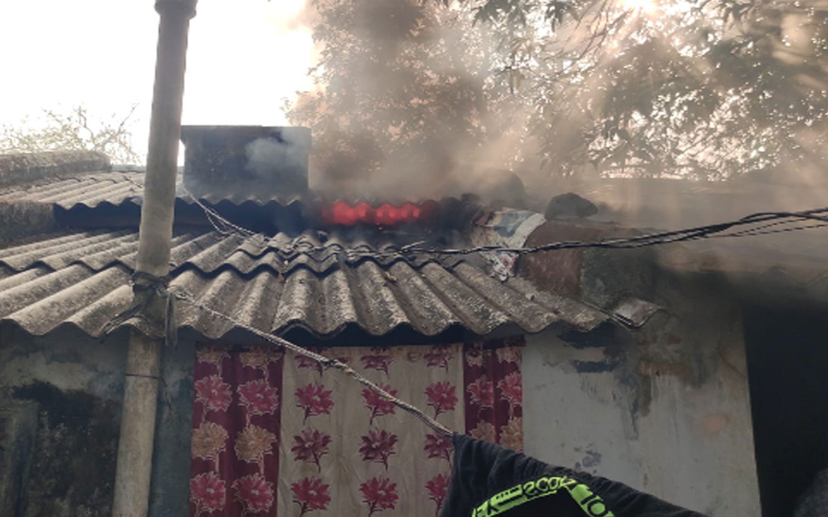 సింగరేణి క్వార్టర్లలో త‌ప్పిన‌ పెను ప్రమాదం