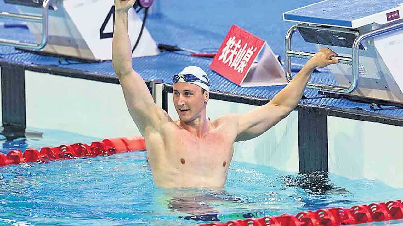 కామెరాన్‌ కొత్త ప్రపంచ రికార్డు.. 50మీటర్లు 20.88 సెకన్లలో