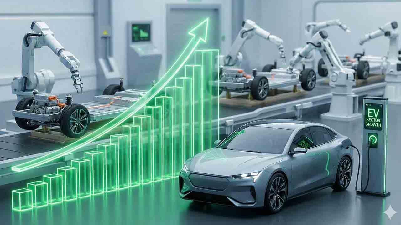 టాప్‌గేర్‌లో ఈవీ అమ్మకాలు.. 2025-26లో 24 లక్షల యూనిట్లు