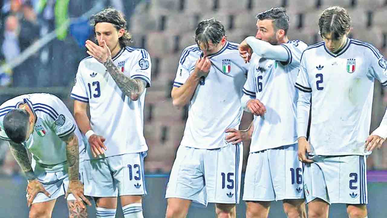 ఇటలీకి మూడోసారీ.. ఫిఫా ప్రపంచకప్‌నకు అనర్హత