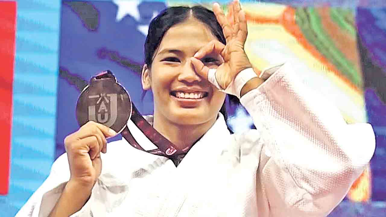 తఖెల్లంబం కొత్త చరిత్ర.. 13 ఏండ్ల తర్వాత జూడోలో పతకం