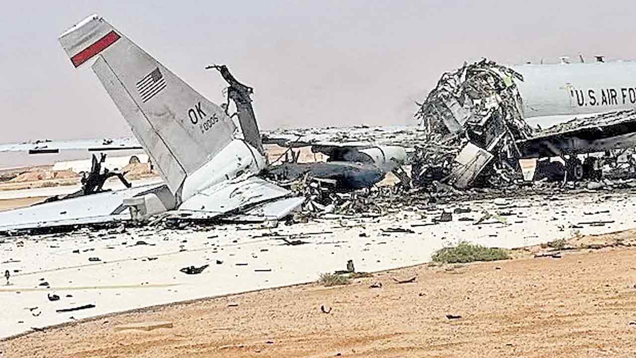 యూఎస్‌ బేస్‌లకు భారీగా నష్టం