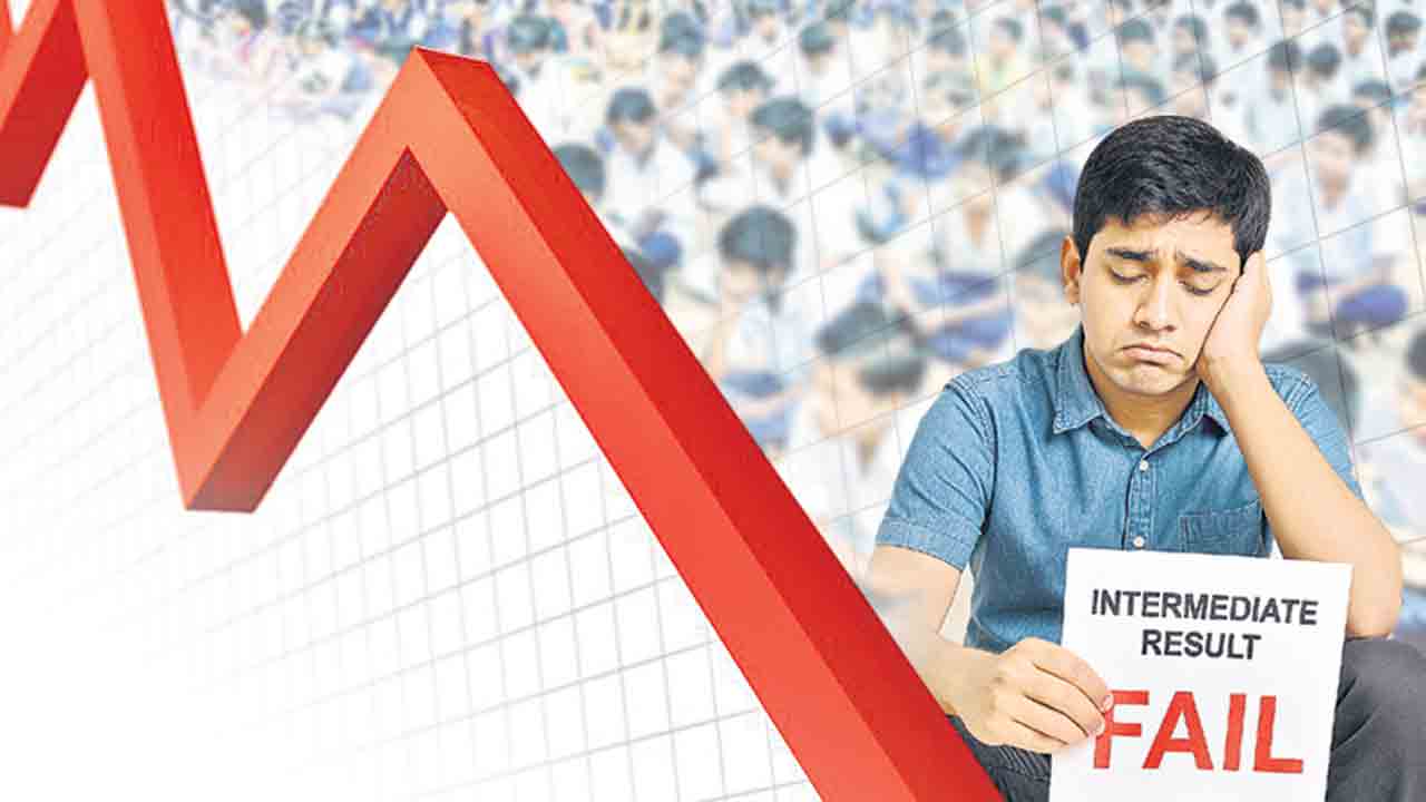 ఇంటర్ ఫలితం.. పతనం !