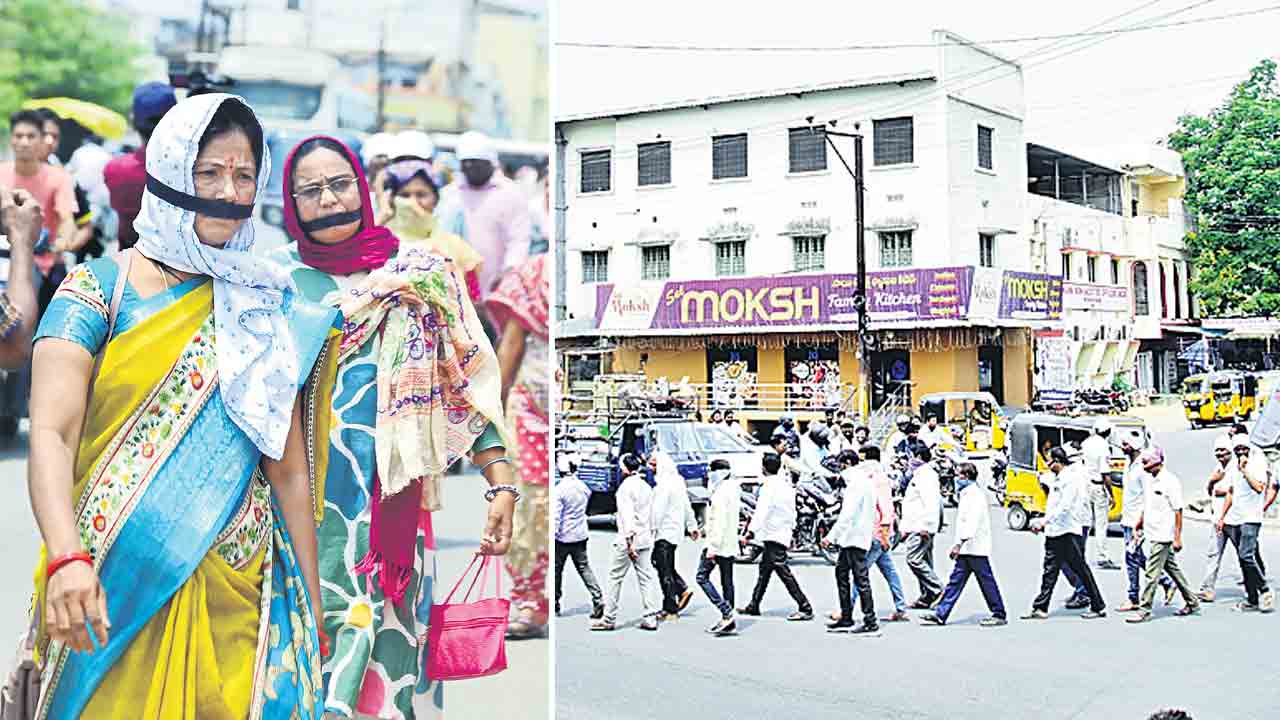 రోడ్డెక్కని బస్సులు.. రోడ్డెక్కిన కార్మికులు