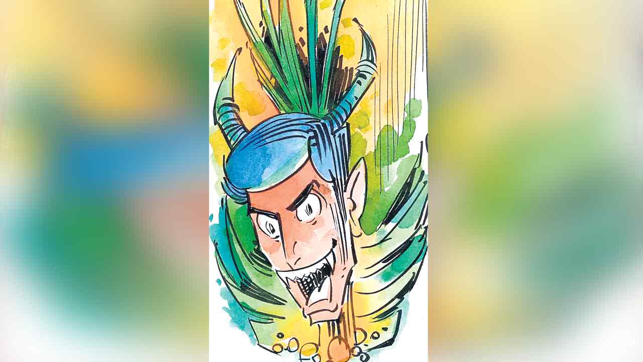 గడ్డి ఆకులు