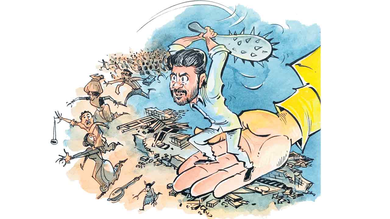 హస్తవ్యస్త పాలనలో సాంస్కృతిక విధ్వంసం