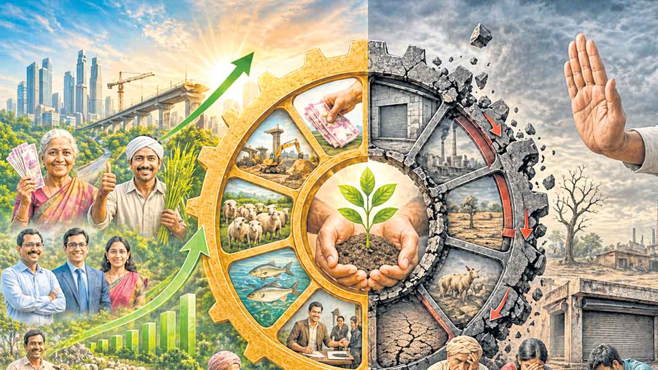 Telangana  | ఆర్థికం వృద్ధి నుంచి విధాన అనిశ్చితి వరకు