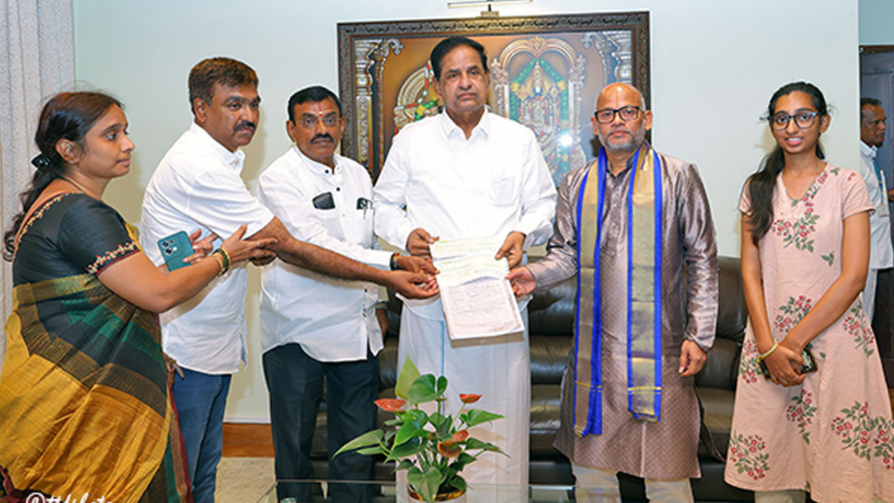 TTD | తిరుమల, తిరుపతి దేవస్థానానికి రూ.30 లక్షలు విరాళం