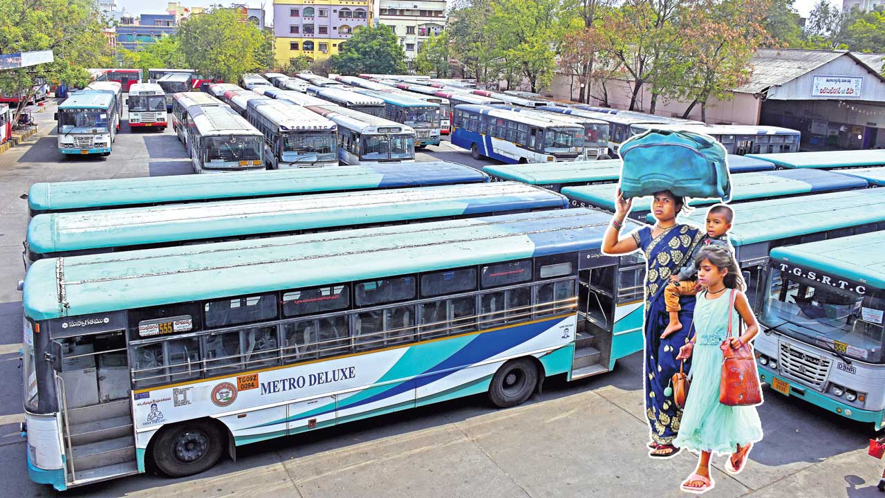 అట్టుడికిన డిపోలు.. ఆగిన బస్సులు