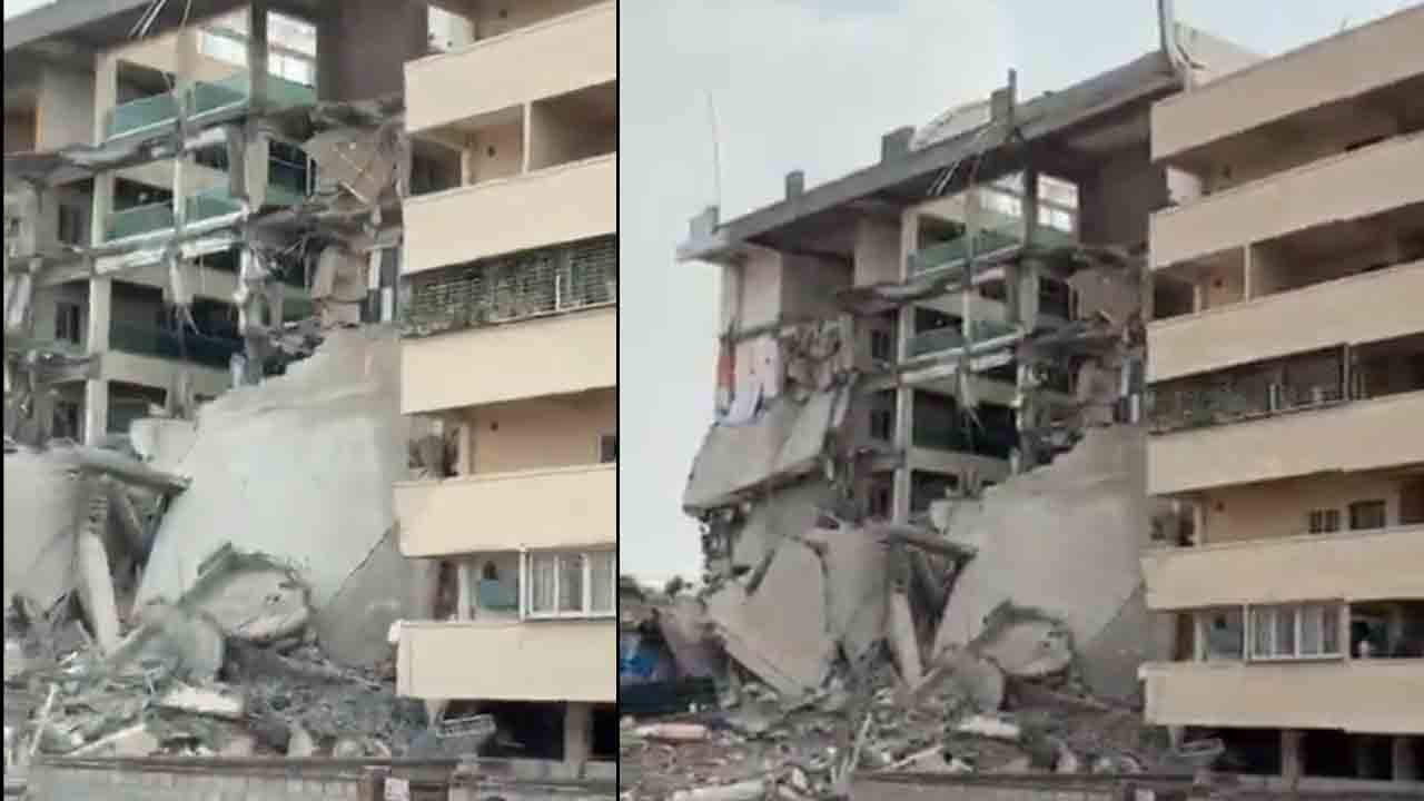 Hydraa Demolitions | హైడ్రా అధికారుల అత్యుత్సాహం.. పక్కా భవనంపై శకలాలు.. వీడియో