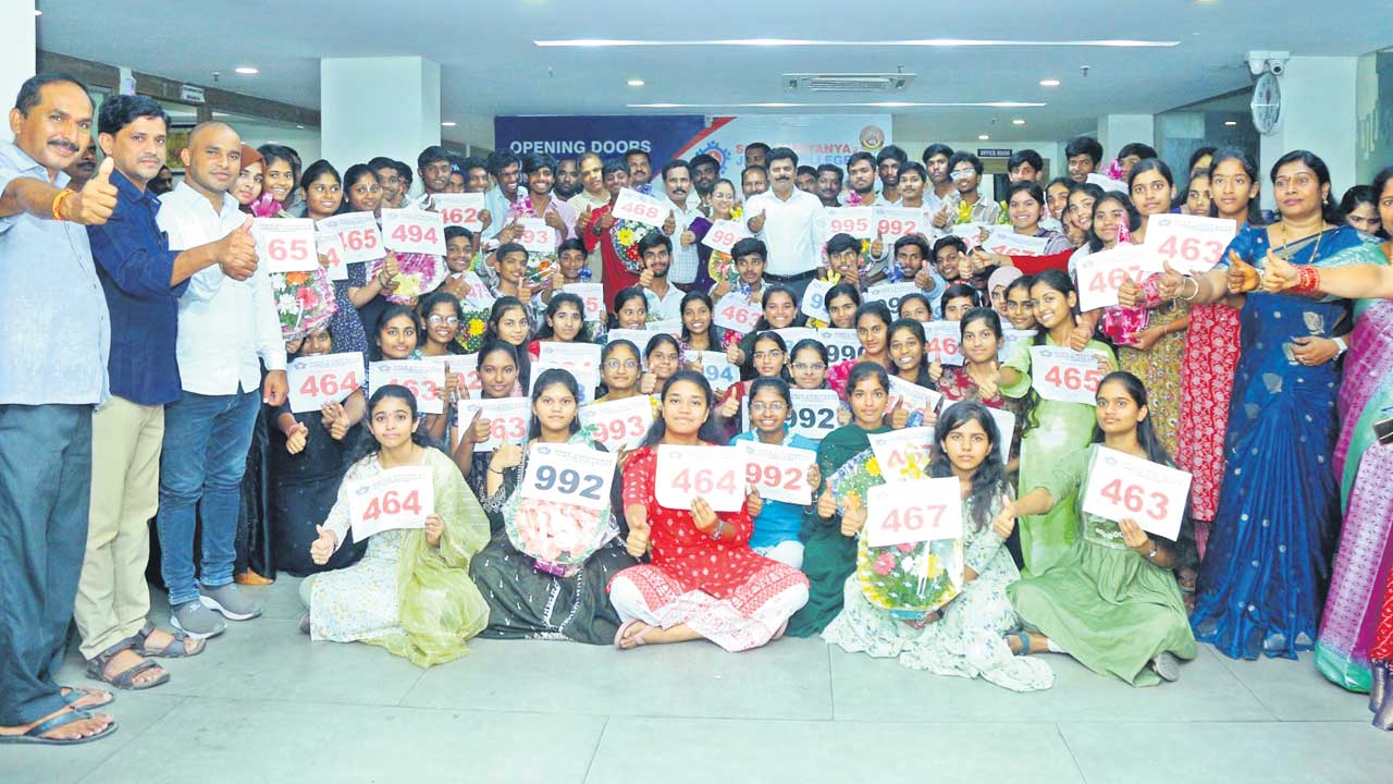 శ్రీ చైతన్య విద్యాసంస్థల సత్తా