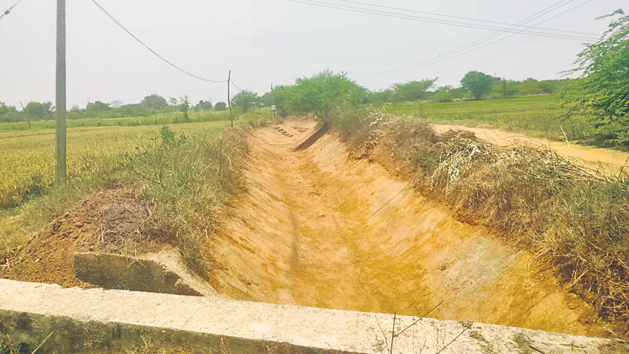 పంటకు నీళ్లివ్వరు.. ఇసుక కొల్లగొడుతరు..