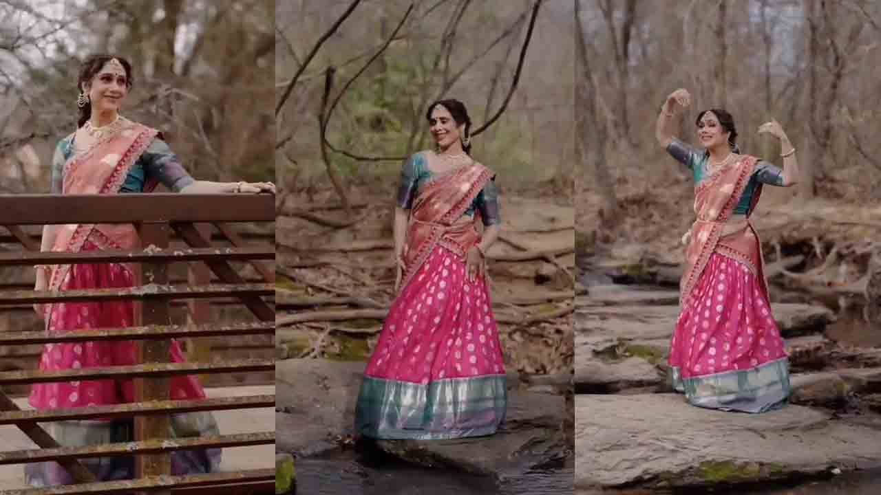 Meenakshi Sheshadri |  ఆపద్బాంధవుడు హీరోయిన్‌  ‘ఔరా అమ్మక చెల్లా’ సాంగ్‌ రీక్రియేషన్ చూశారా..?