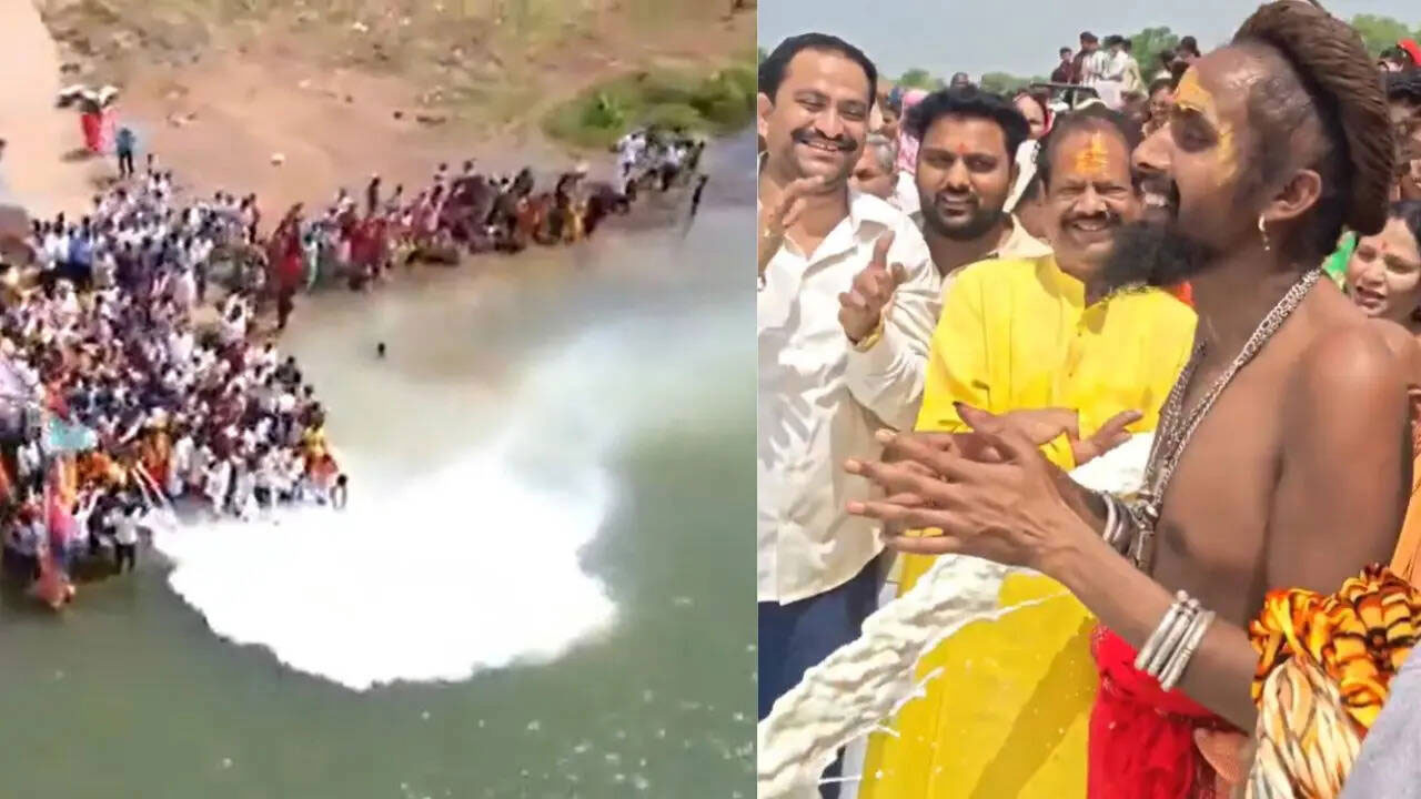 Narmada River | నదిలోకి 11 వేల లీటర్ల పాలు.. ఆందోళన వ్యక్తంచేస్తున్న పర్యావరణవేత్తలు