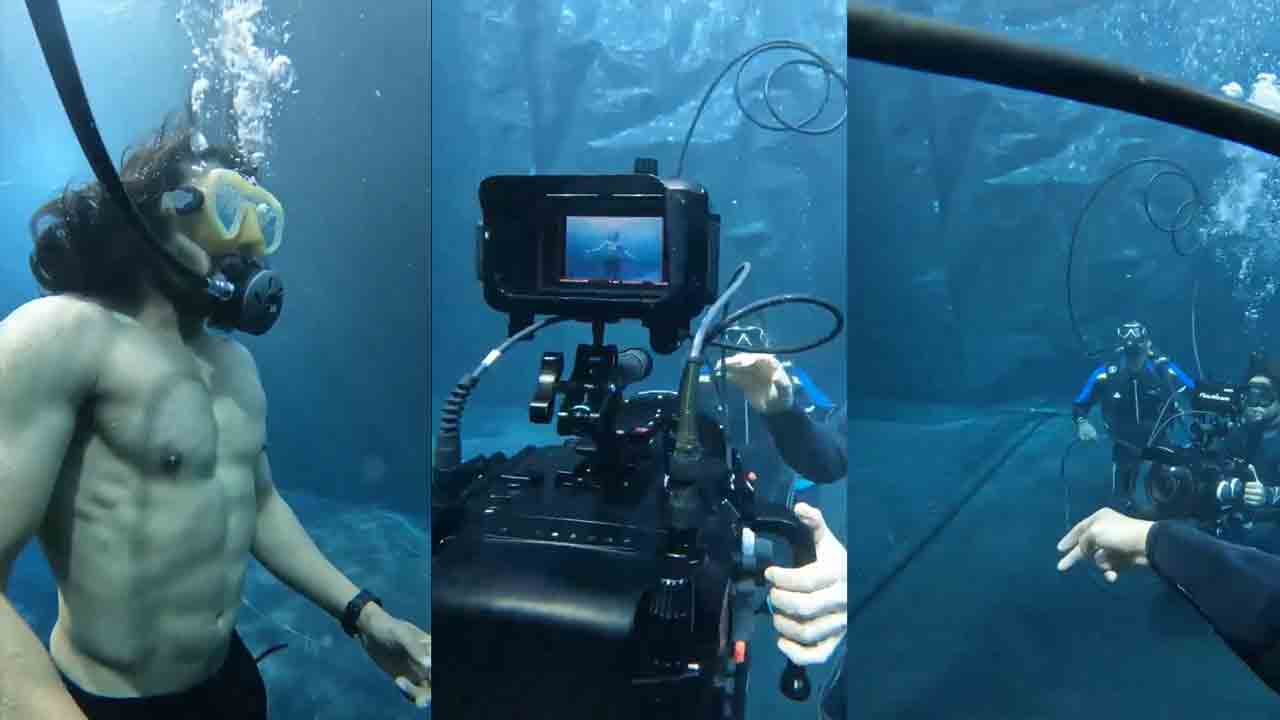 Mr X | 20 అడుగుల లోతులో.. ‘మిస్టర్‌ ఎక్స్‌’ కోసం ఆర్య రిస్కీ షాట్ చూశారా..?