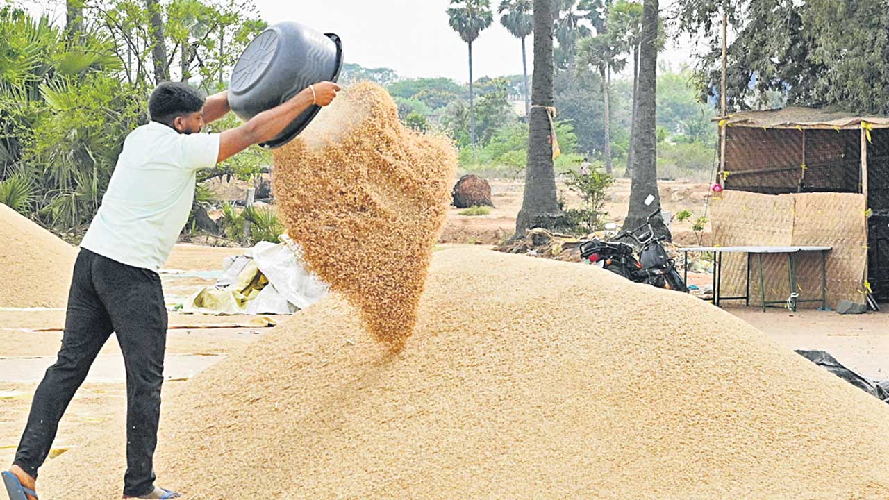 జిల్లాలో ధాన్యం కొనుగోళ్ల జాడేదీ?